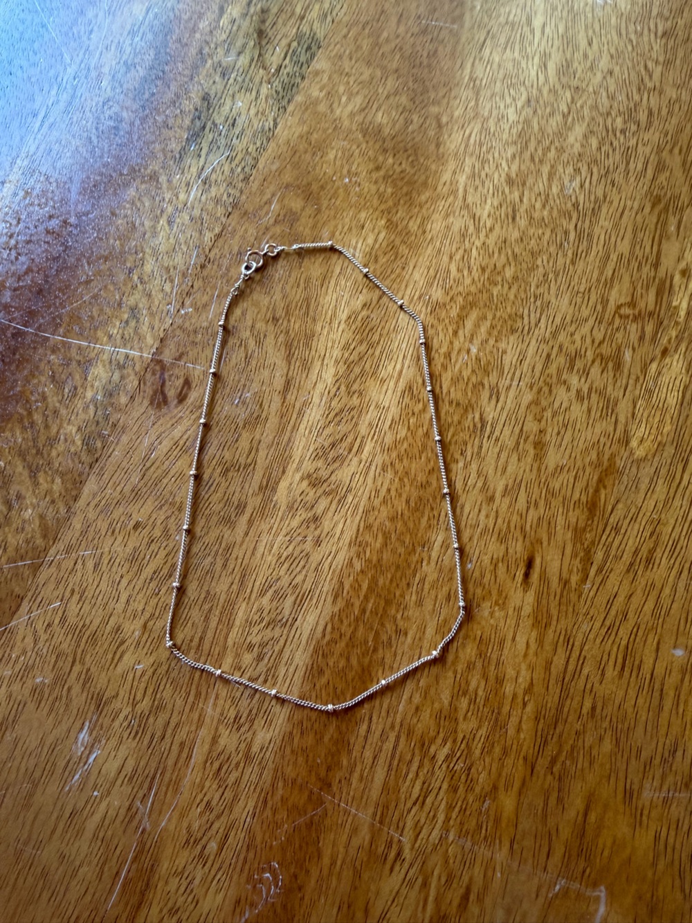 Rose Gold 13” Necklace/Choker